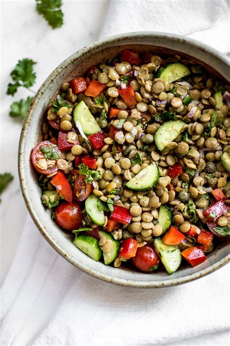 fresh-and-easy-green-lentil-salad-recipe-salt image