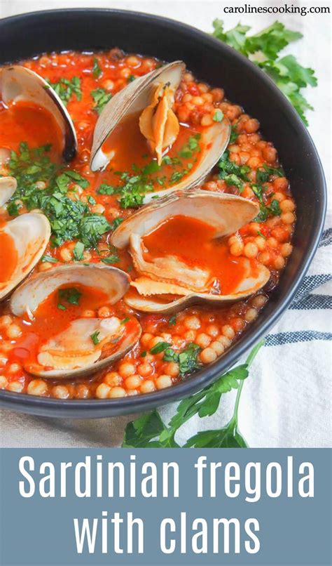 sardinian-fregola-with-clams-carolines-cooking image
