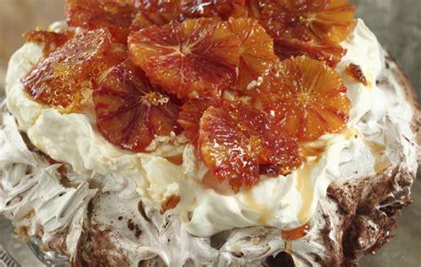 marbled-chocolate-pavlova-topped-with-oranges-the image
