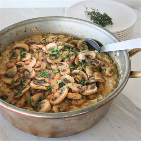 fennel-risotto-with-mushroom-topping-something image