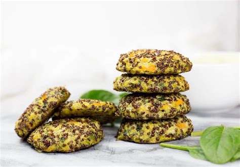 quinoa-veggie-patties-baked-gf-df-love-food image