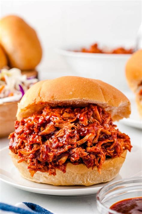 easy-bbq-oven-pulled-chicken-shredded-chicken image