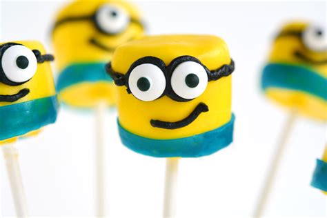 how-to-make-minion-marshmallows-one-little-project image