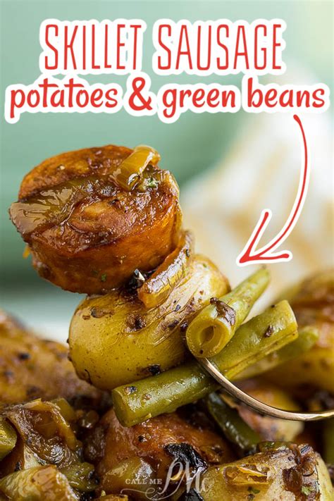 skillet-sausage-potatoes-and-green-beans image