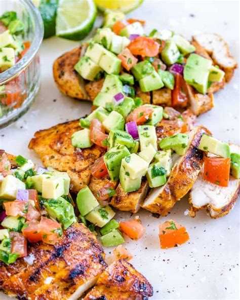 grilled-chicken-breast-with-avocado-salsa-healthy image
