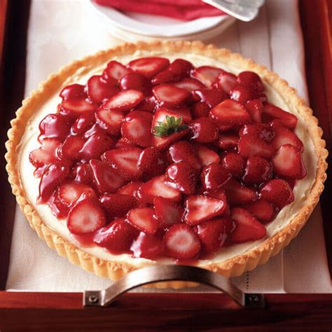 strawberry-cheesecake-tart-recipe-land-olakes image