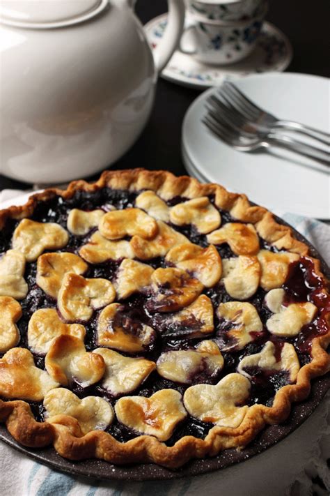 easy-blueberry-pie-with-frozen-blueberries-good image