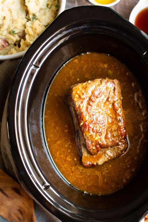 slow-cooker-maple-mustard-corned-beef image