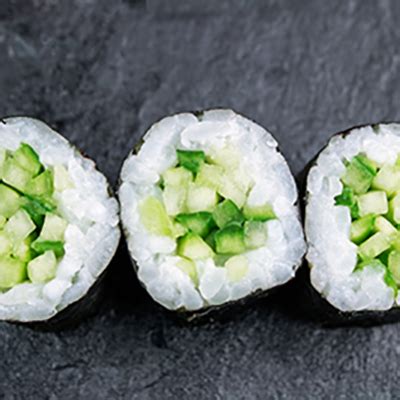 sushi-meshi-vinegared-rice-kappa-maki-cucumber-roll image