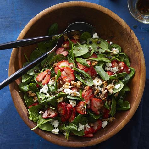 spinach-strawberry-salad-with-feta-walnuts image