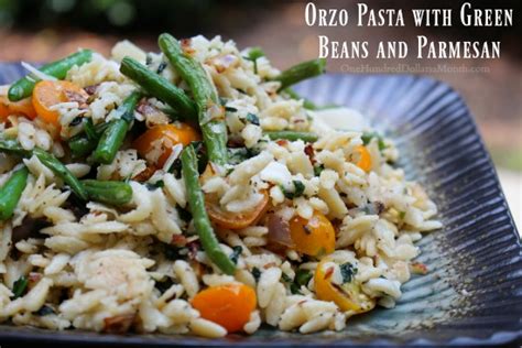 orzo-pasta-with-green-beans-and-parmesan image