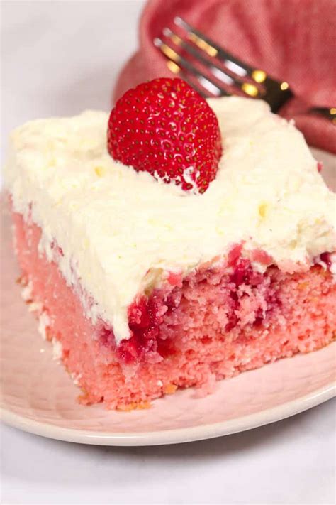 fresh-strawberry-poke-cake-it-is-a-keeper image