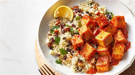 moroccan-spicy-sweet-tofu-with-couscous-recipe-real image