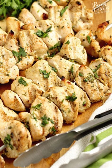 cilantro-lime-chicken-skewers-diary-of-a-recipe-collector image