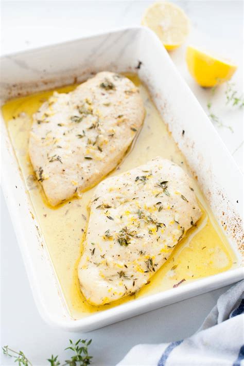 lemon-thyme-chicken-breast-baked-in-the-oven image