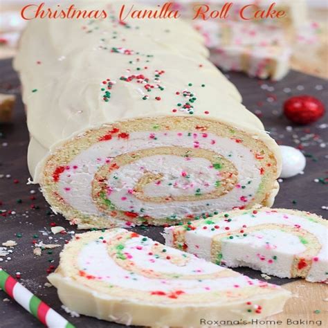 christmas-vanilla-roll-cake image