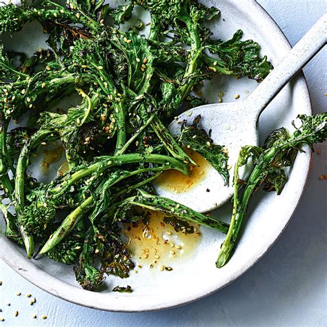 broccoli-rabe-with-orange-sesame-recipe-eatingwell image