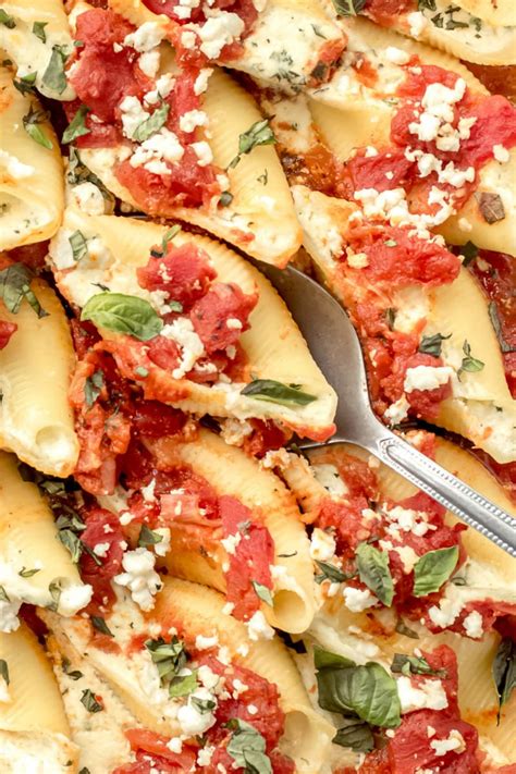 pasta-shells-with-feta-and-herbs-recipe-girl image