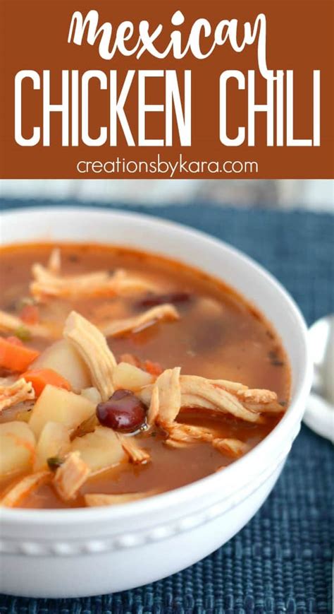 hearty-mexican-chicken-chili-recipe-creations-by-kara image