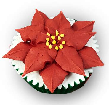 easy-poinsettia-cupcakes-scoop-n-save-cake image