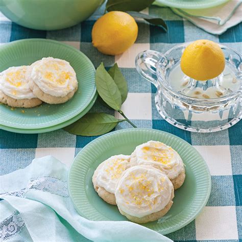 frosted-lemon-sugar-cookies-paula-deen-magazine image