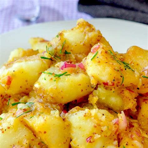 warm-honey-dijon-potato-salad-rock image