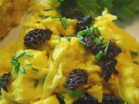 scrambled-eggs-with-morels-recipe-recipetipscom image