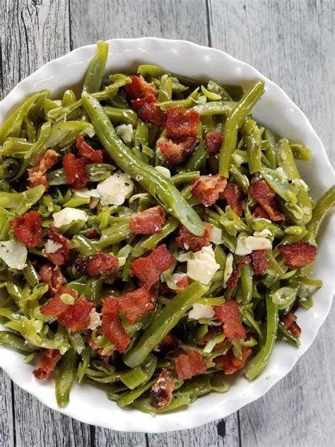 green-beans-with-bacon-and-parmesan-cheese image
