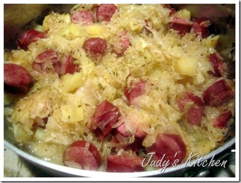 judys-kitchen-grandpas-sauerkraut-and-kielbasa image