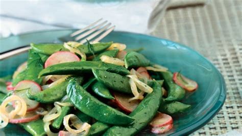 sauted-radishes-and-sugar-snap-peas-with-dill image