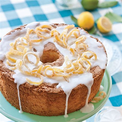 glazed-lemon-angel-food-cake-paula-deen-magazine image
