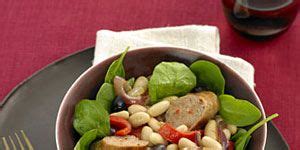 warm-bean-and-sausage-salad-salad image