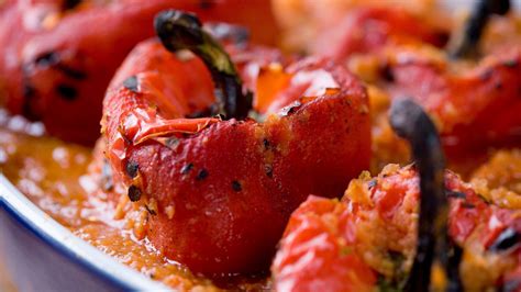 gruyre-stuffed-roasted-red-peppers-with-raisins-and image