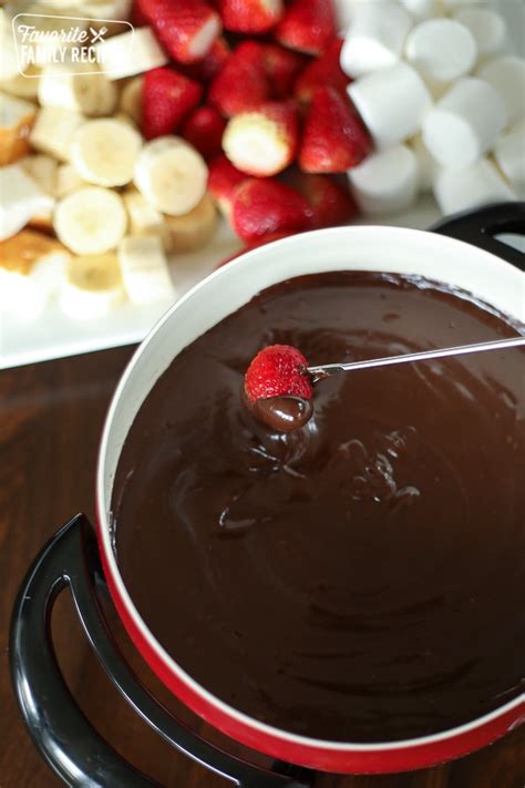 easy-chocolate-fondue-2-ingredients-favorite-family image