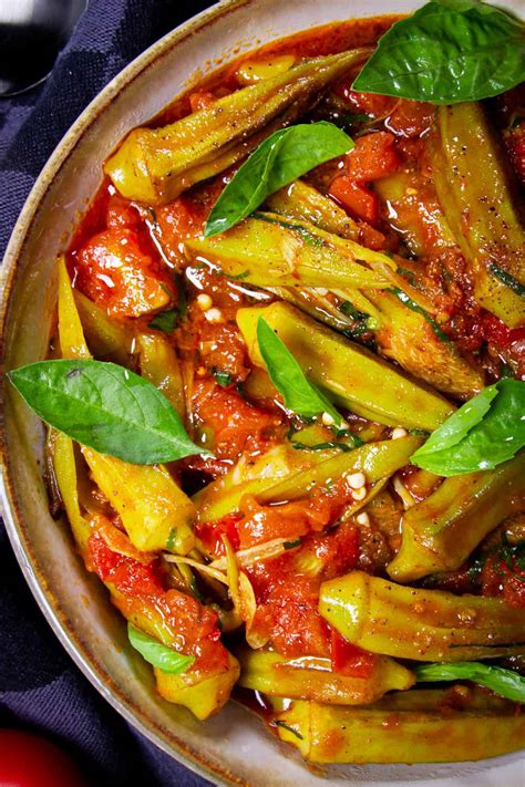 frozen-okra-with-chili-tomato-and-basil-so-tasty image