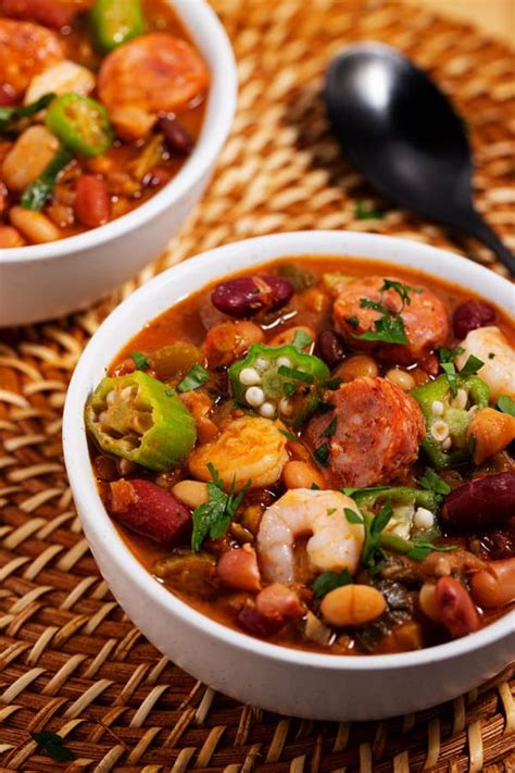 best-cajun-15-bean-soup-with-sausage-shrimp-and-okra image