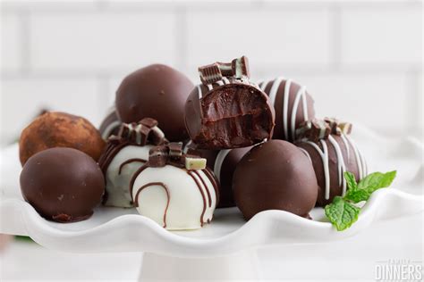 easy-mint-chocolate-truffles-family-dinners image