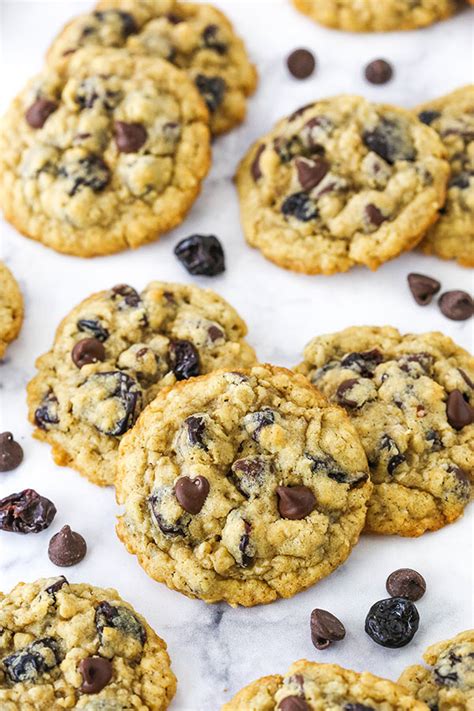 chewy-cherry-chocolate-chip-oatmeal-cookies-life image