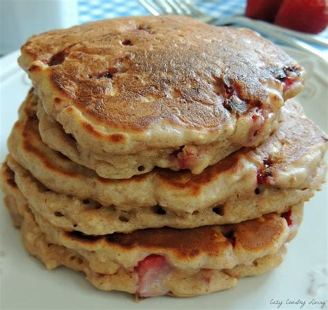 strawberry-oatmeal-pancakes-cozy-country-living image
