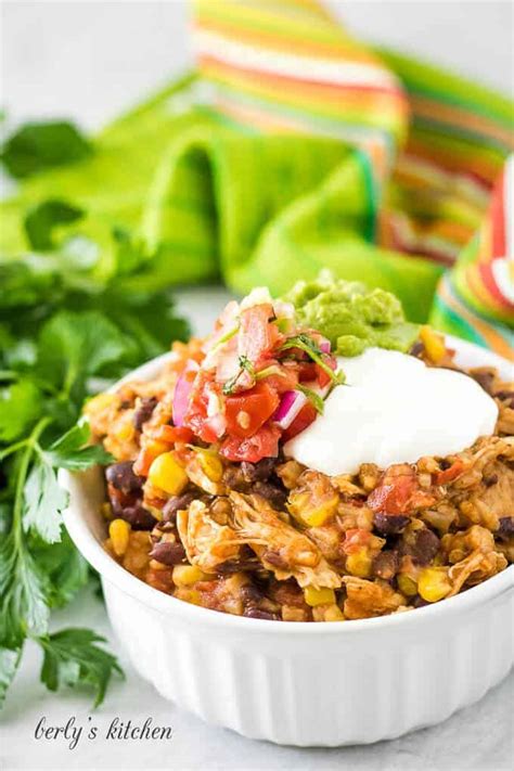 instant-pot-chicken-taco-bowls-berlys-kitchen image