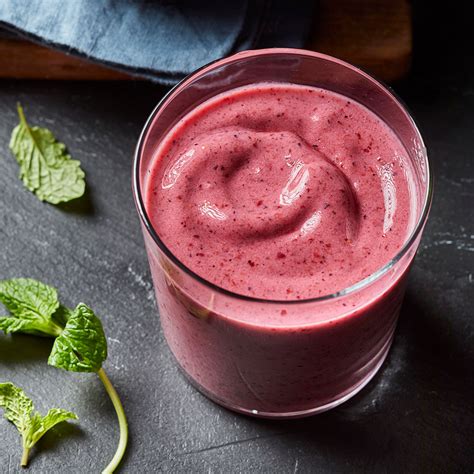 berry-mint-kefir-smoothies-recipe-eatingwell image