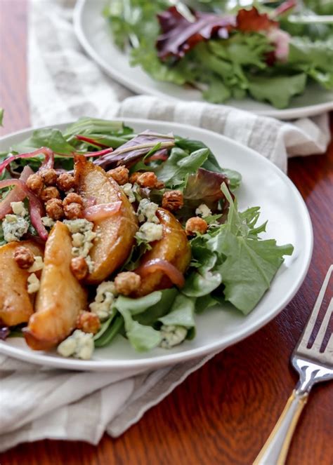 caramelized-pear-blue-cheese-salad-may-eighty image