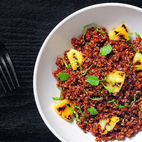 best-grilled-pineapple-with-red-curry-quinoa image