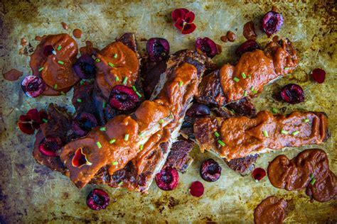 ribs-with-cherry-jalapeno-barbeque-sauce-heather image