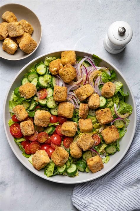 crispy-feta-crouton-salad-air-fryer image