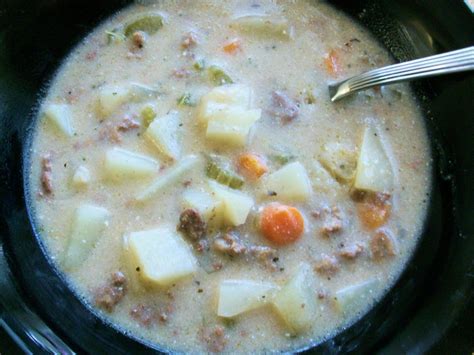 the-best-ground-beef-potato-soup-best-recipes-ideas image
