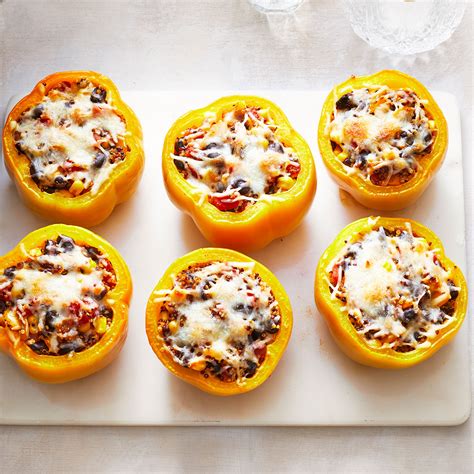 quinoa-stuffed-peppers-recipe-eatingwell image