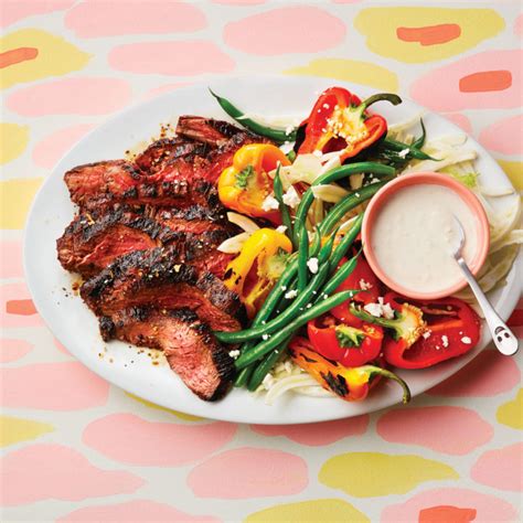 grilled-flank-steak-with-summer-vegetables image