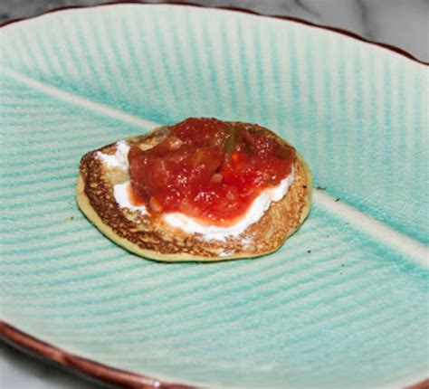 avocado-pancakes-with-creme-fraiche-and-salsa image