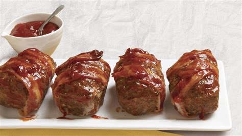 mini-meatloaves-wrapped-in-bacon image